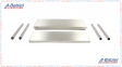 Stół nierdzewny, składany, centralny z półką 140x60cm H85-90cm - 95314701_1